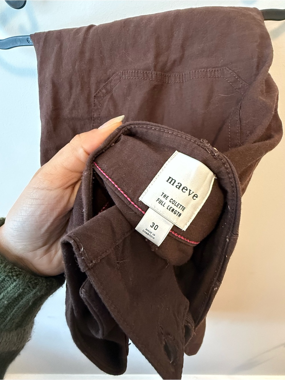 Colette Magic Fabric Full-Length Pants by Maeve Anthropologie - Picture 3 of 3